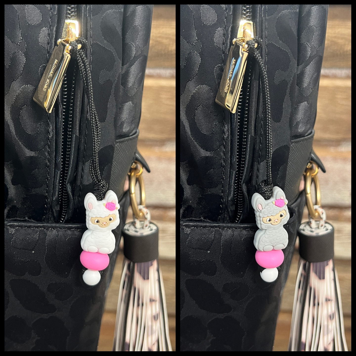 Llama Zipper Charm